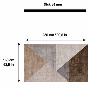 Bamyum Barty Bedruckter Teppich Chenille-Druck Maschinell Hergestellt