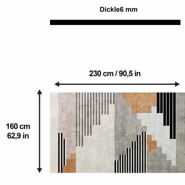 Bamyum Carie Bedruckter Teppich Chenille-Druck Maschinell Hergestellt