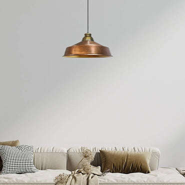 Bamyum Asletl Vintage, Hängelampe Industrial aus Metall E27 Hängelampe