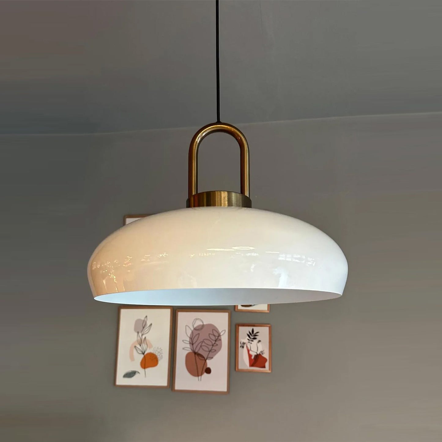 Bamyum Androa-Lock Metall Ø40 cm Vintage Hängelampe