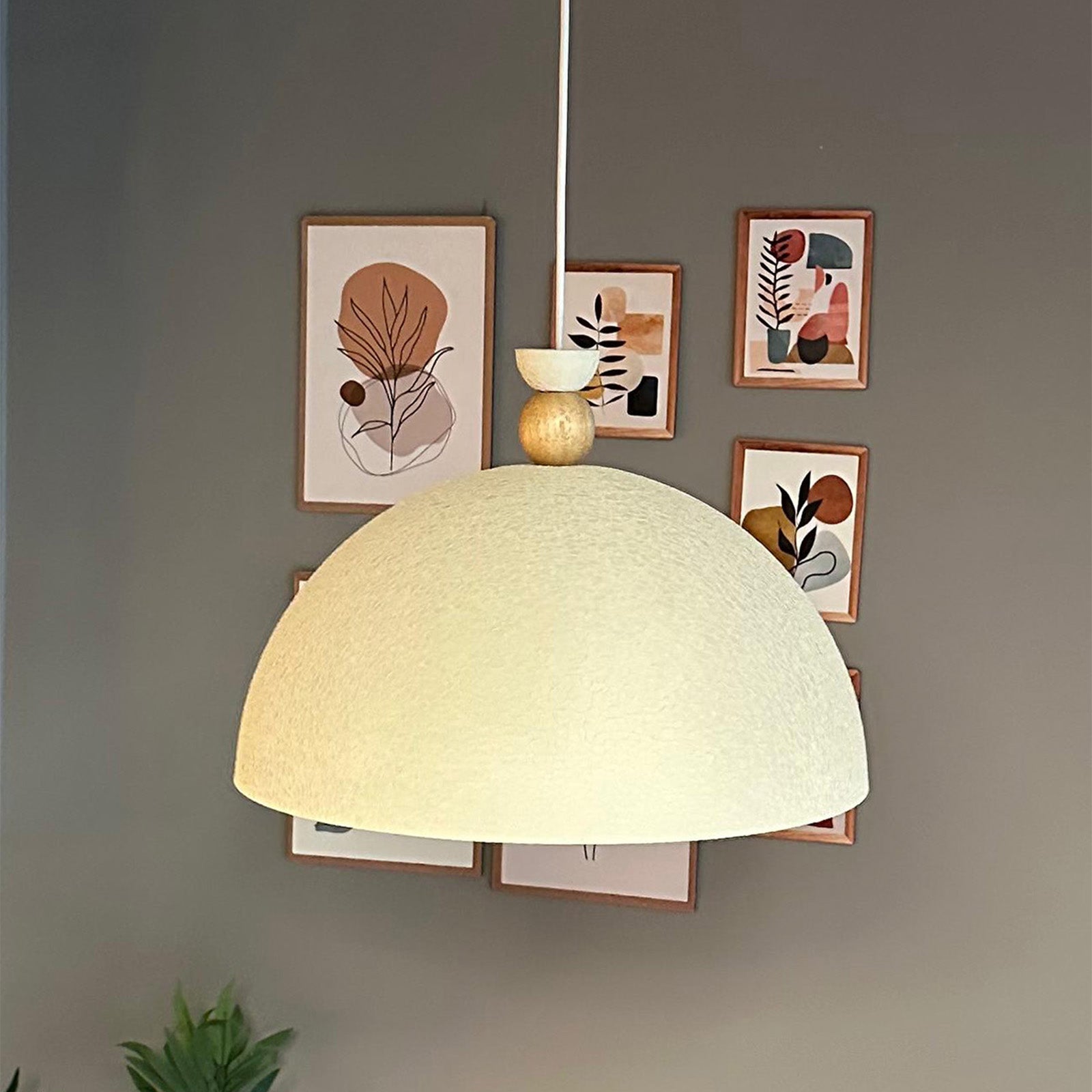 Pendelleuchte Linate Ø40 cm, Texturiert Metall Hängelampe