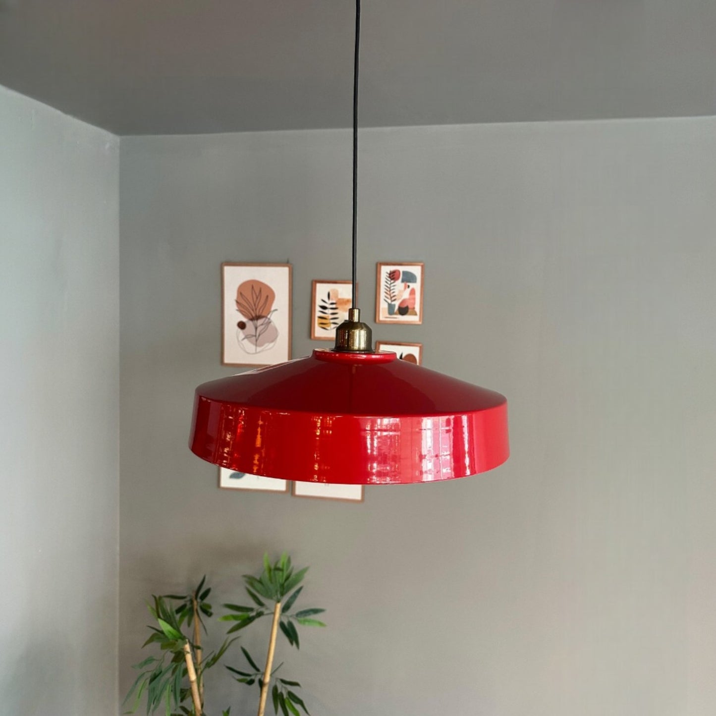 Ace Hängelampe Ø40 cm, Pendelleuchte Vintage, Hängelampe Industrial aus Metall E27