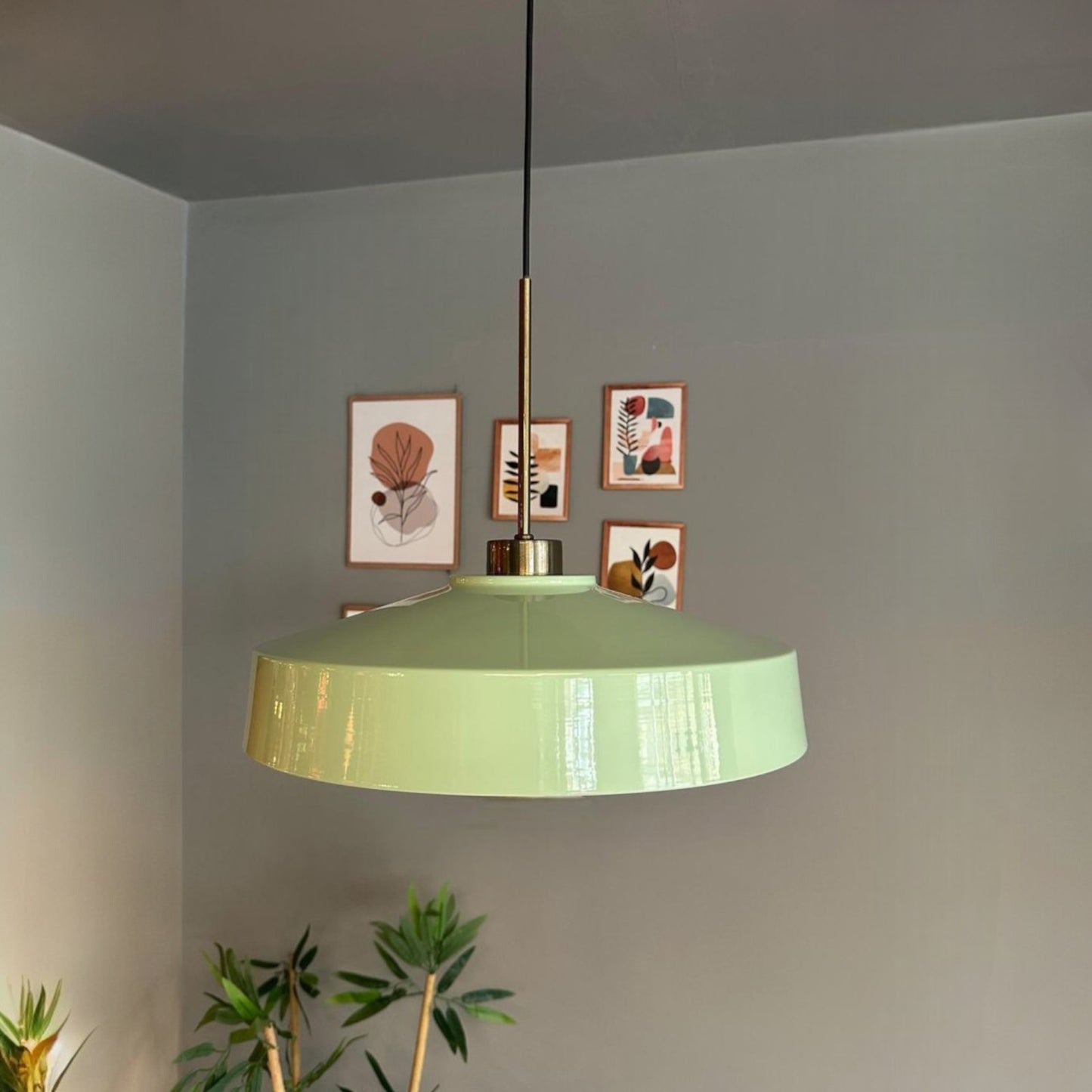 Ace Hängelampe Ø40 cm, Pendelleuchte Vintage, Industrial aus Metall E27