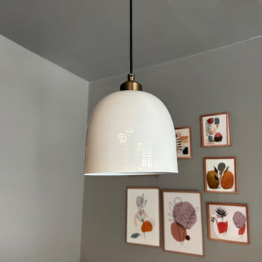 Tiefer Antiker Kronleuchter mit Halbem Tulpenkopf