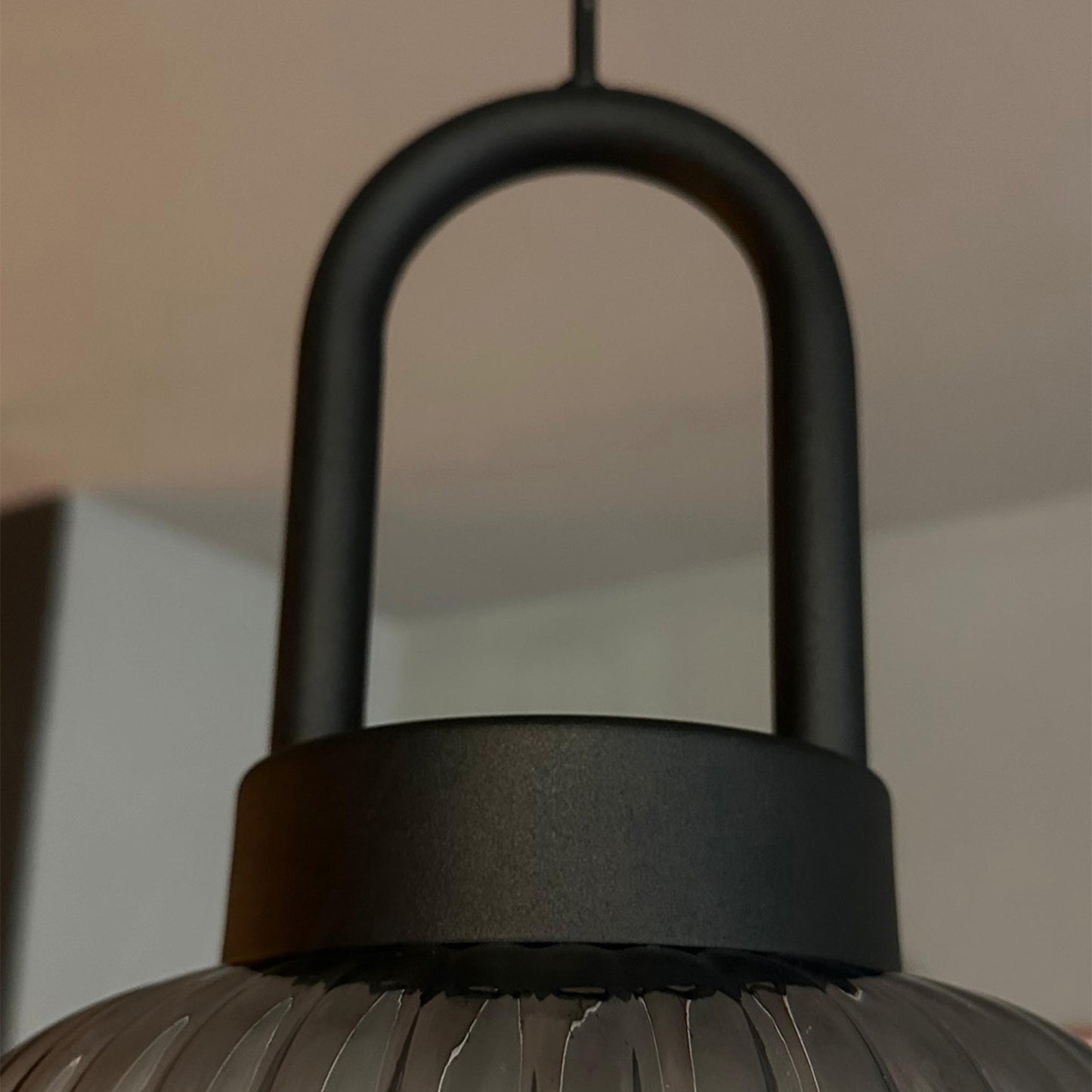 Mopa Glas Honig Farbe Einzel Kronleuchter Retro Pendelleuchte
