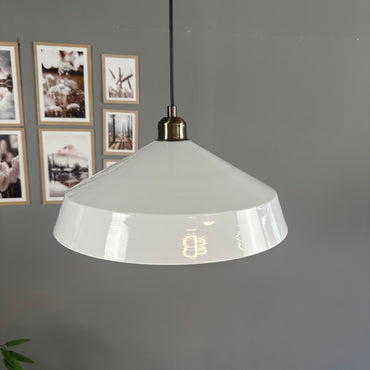 Pendelleuchte Lema HalbeTulpe Ø37,5 cm, Metall Hängelampe