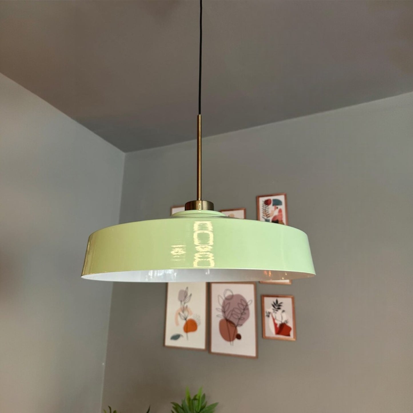 Ace Hängelampe Ø40 cm, Pendelleuchte Vintage, Industrial aus Metall E27