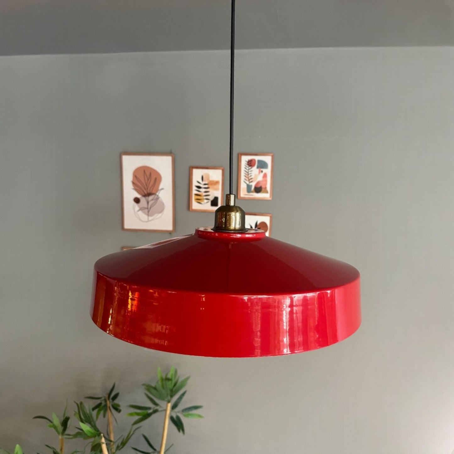 Ace Hängelampe Ø40 cm, Pendelleuchte Vintage, Hängelampe Industrial aus Metall E27