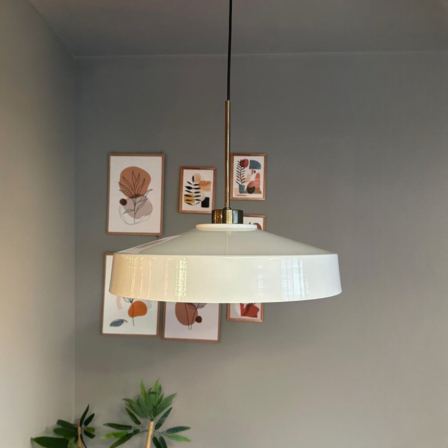 Ace Hängelampe Ø40 cm, Pendelleuchte Vintage, Industrial aus Metall E27