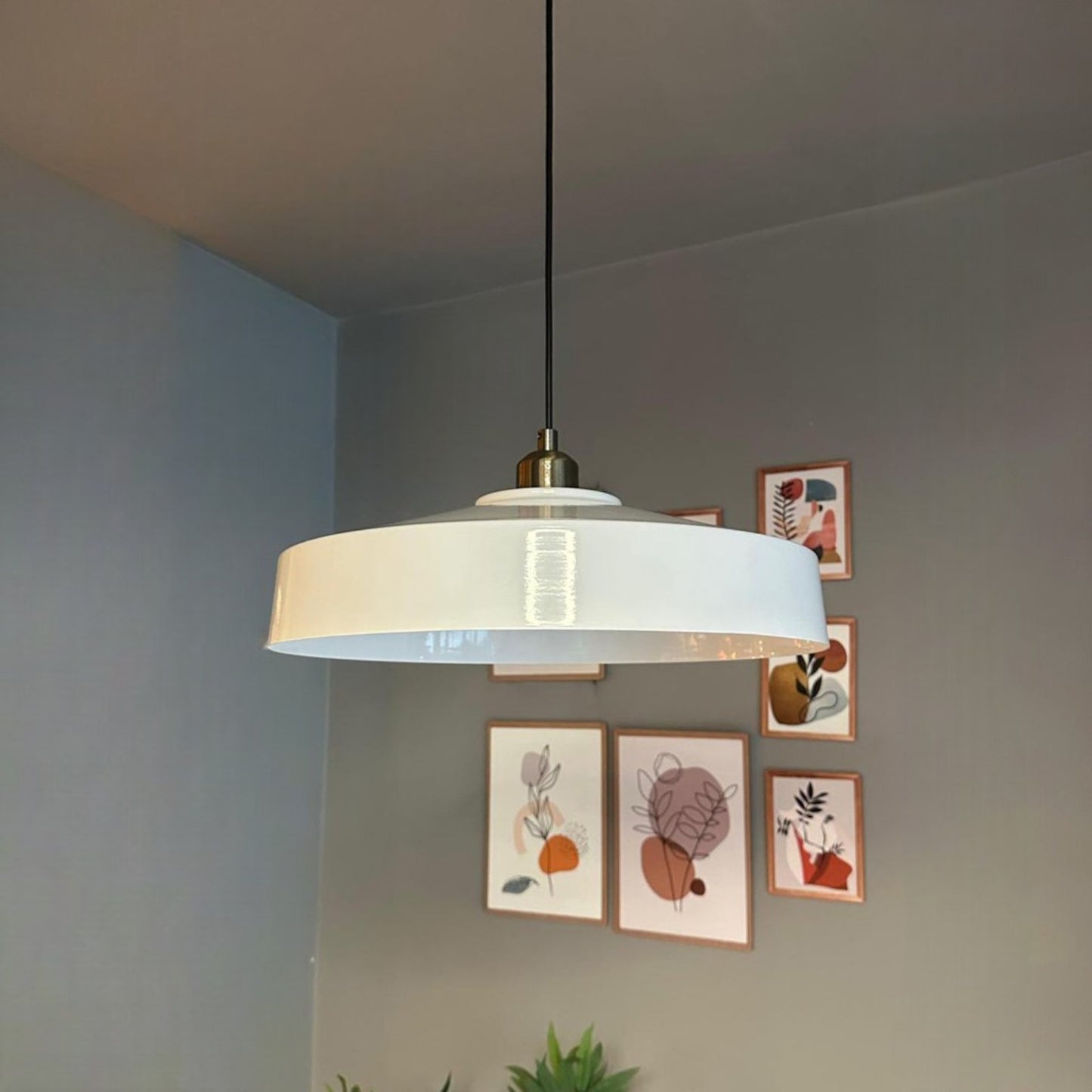 Ace Hängelampe Ø40 cm, Pendelleuchte Vintage, Hängelampe Industrial aus Metall E27