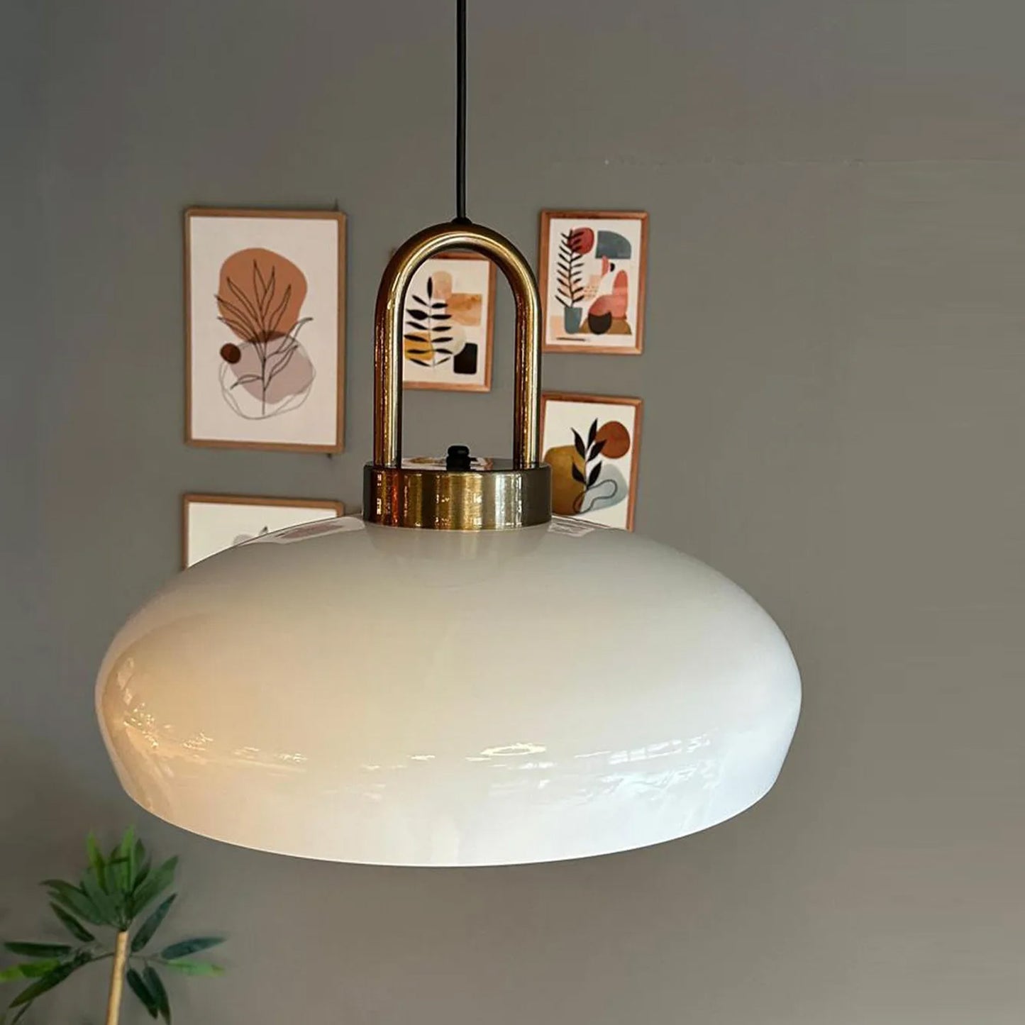 Bamyum Androa-Lock Metall Ø40 cm Vintage Hängelampe