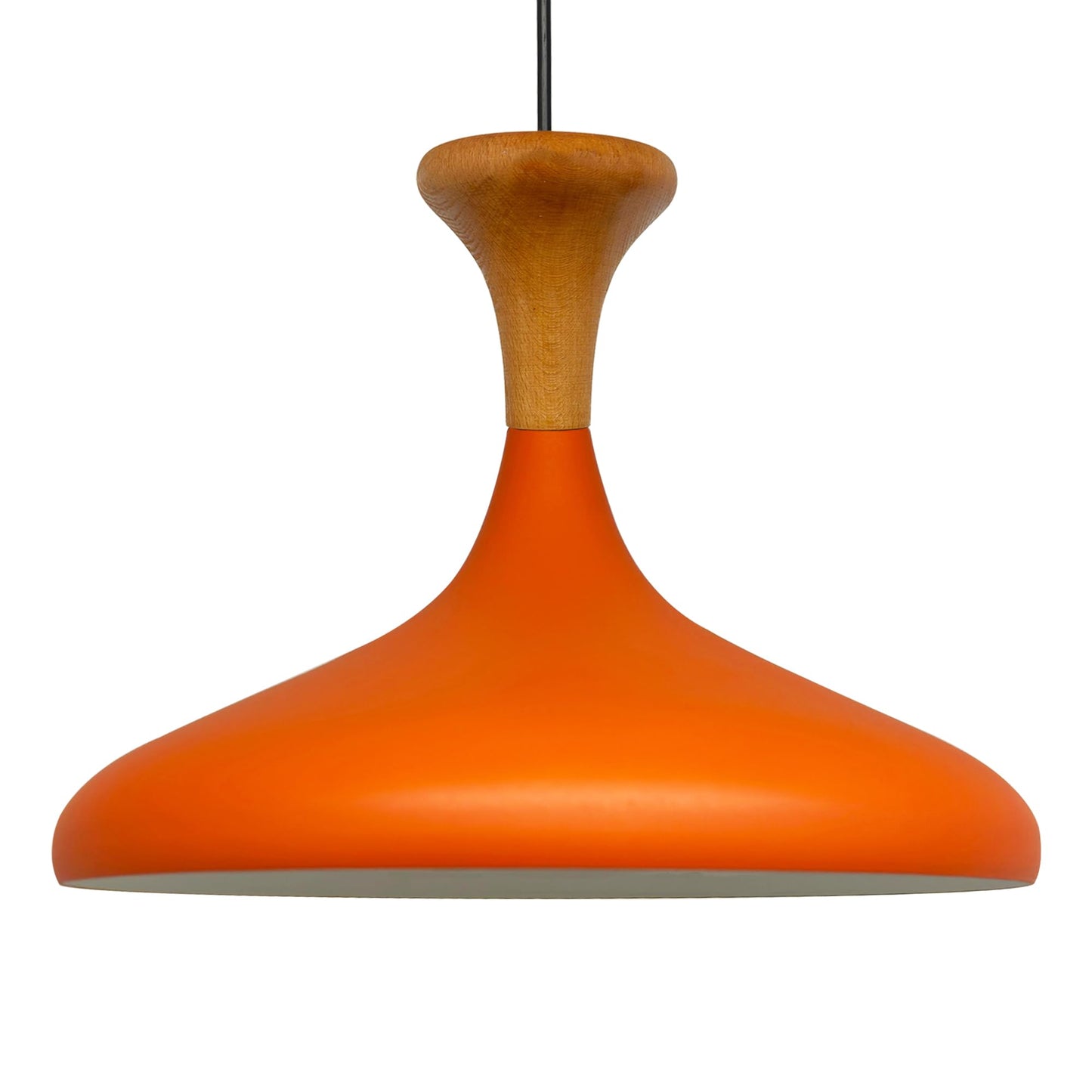 Champion Pendelleuchte aus Holz, 35 cm Hängelampe Metall E27 Moderne Lampe
