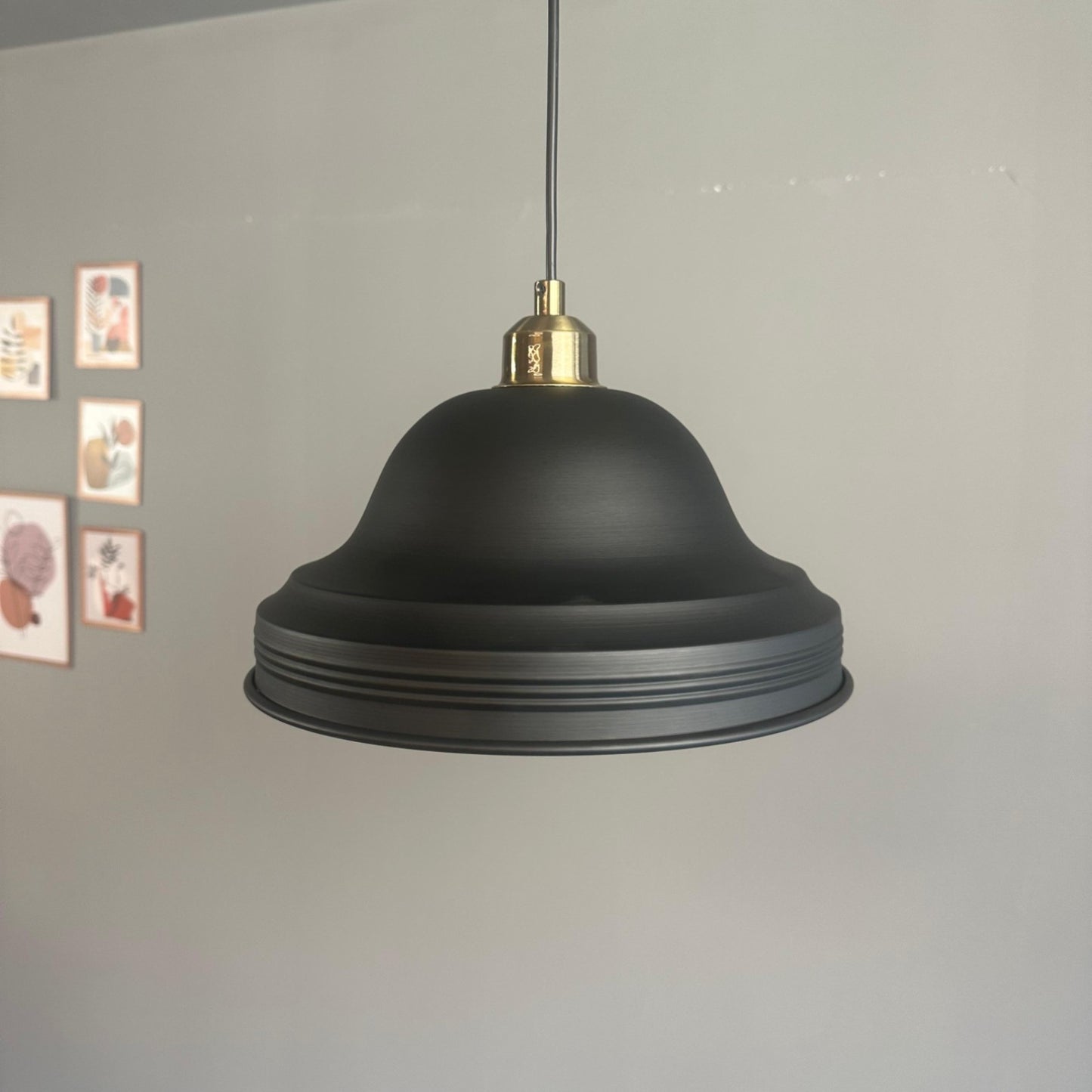 Pendelleuchte Asletl Hängelampe Industrial aus Metall Ø40 cm, Pendelleuchte Esstisch