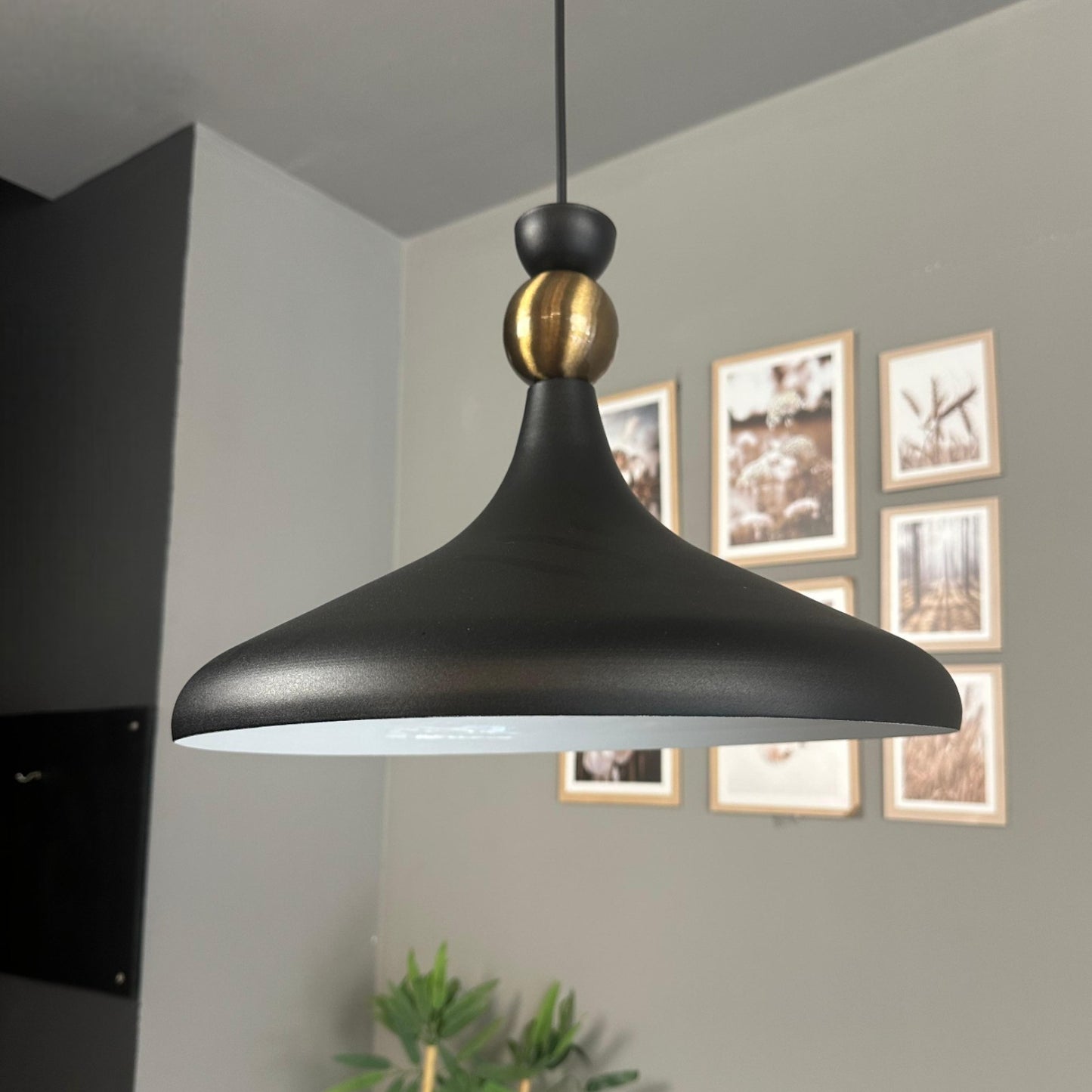 Pendelleuchte Ø35 cm Metall E27 Moderne Lampe, Ohne Leuchtmittel
