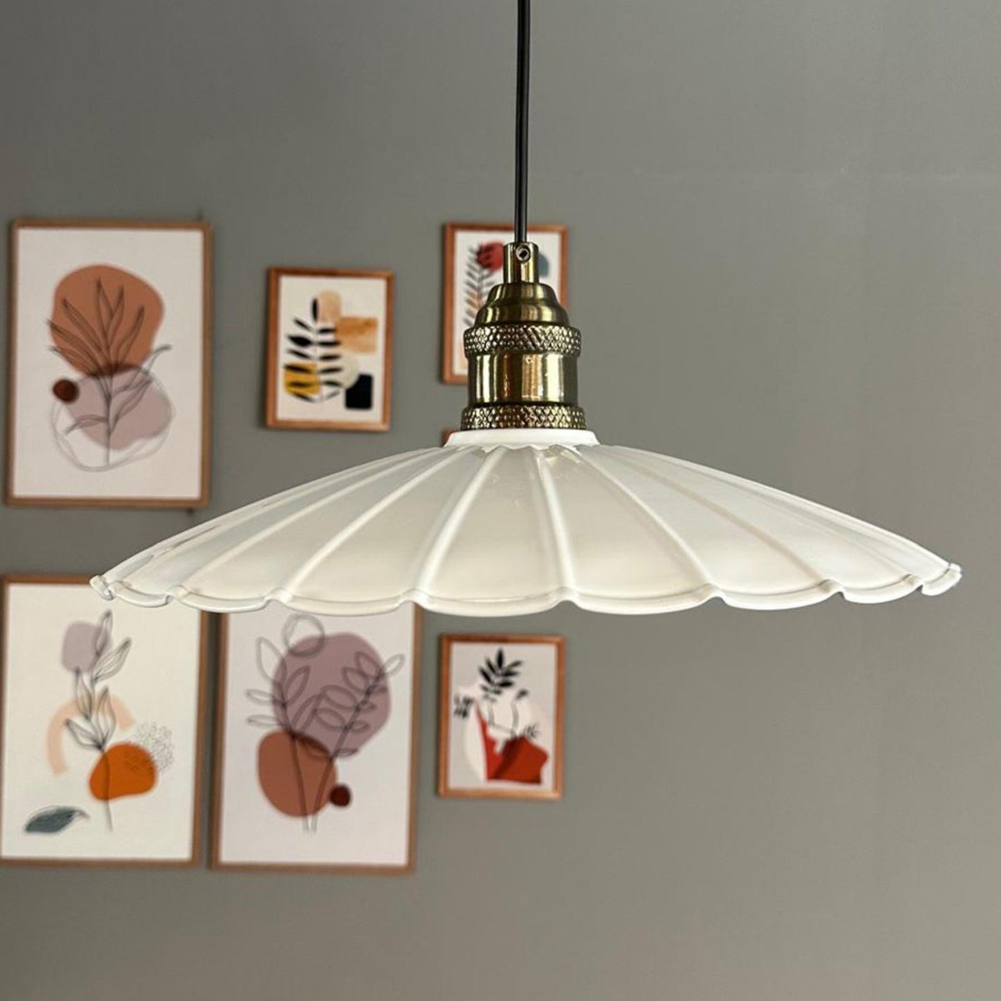 bamyum Risso Pendelleuchte Ø34 cm, Hängelampe Vintage
