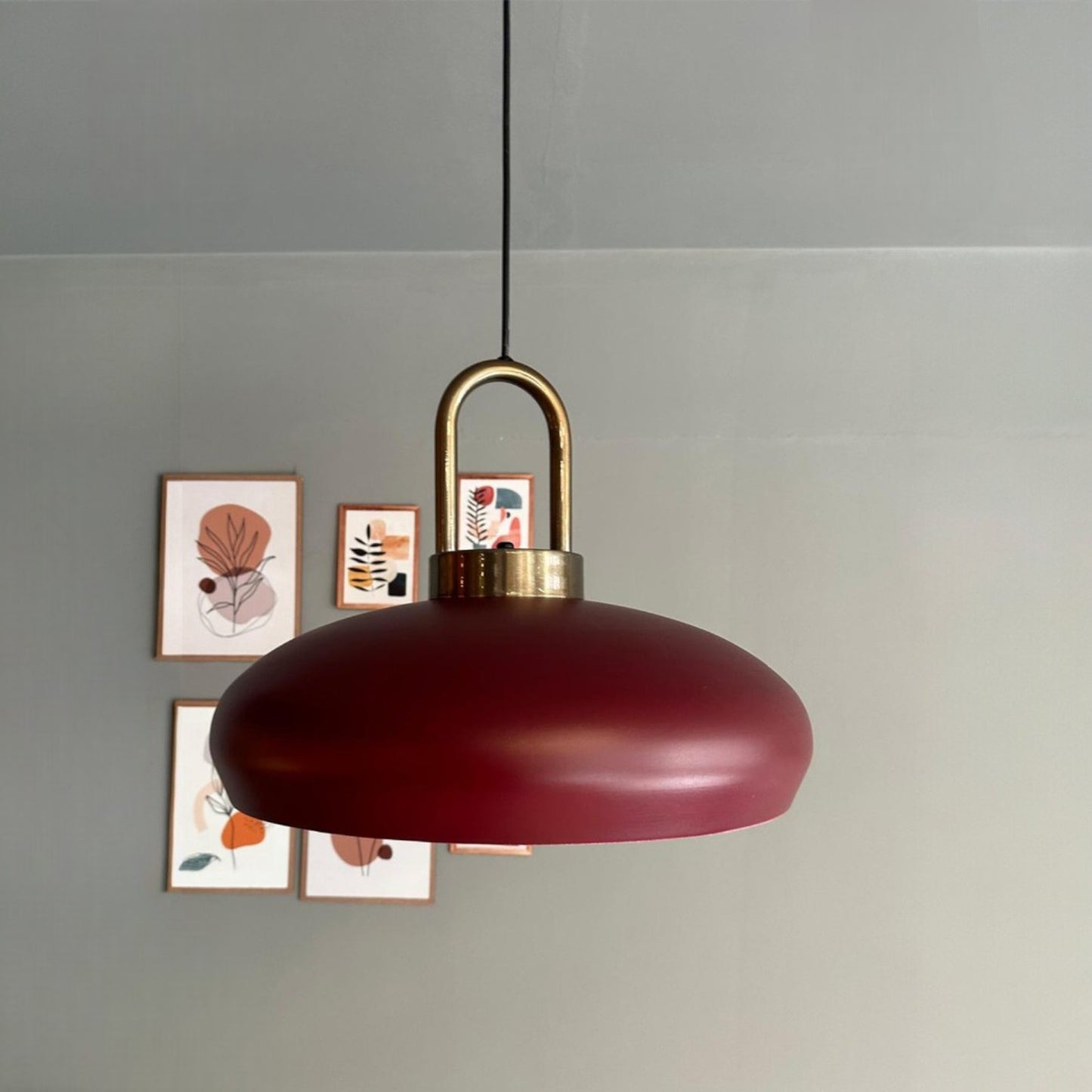 Bamyum Androa-Lock Metall Ø40 cm Vintage Hängelampe