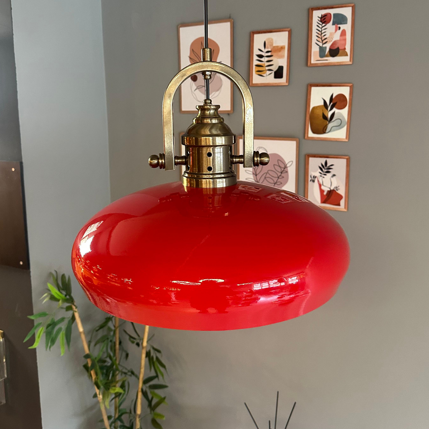 Pendelleuchte Estrela Metall Ø40cm, Modern Hängelampe