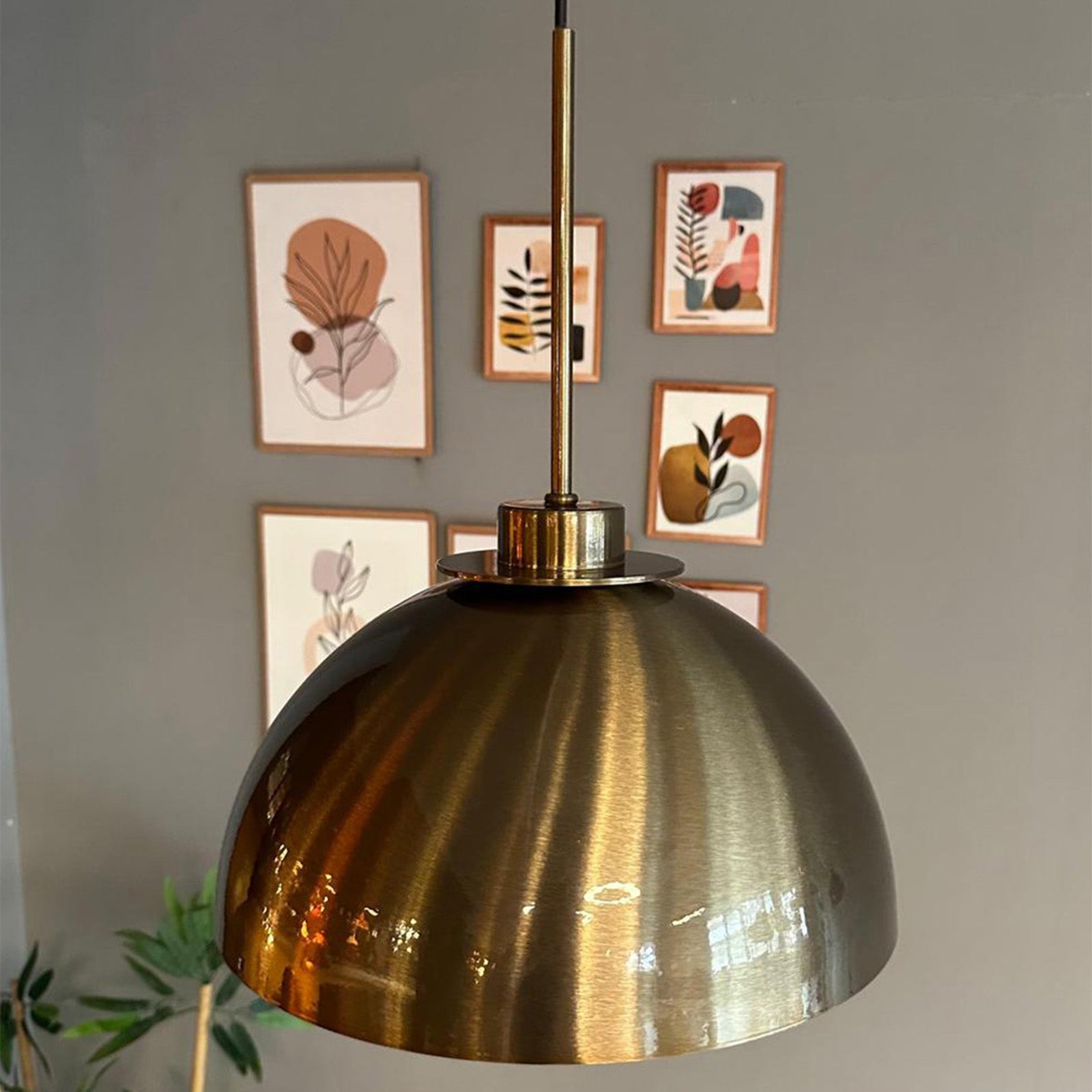 Pendelleuchte Yimpi Pendelleuchte Hängelampe aus Metall Ø43 cm Lampe