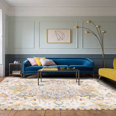 Tapis imprimé Renne, impression chenille, fabriqué à la machine