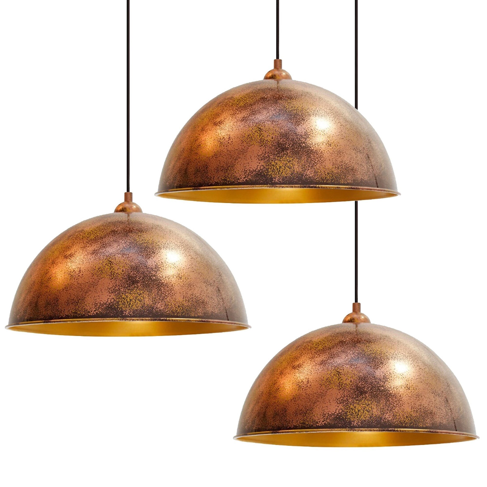 Kupfer Vintage Hängelampe Metall