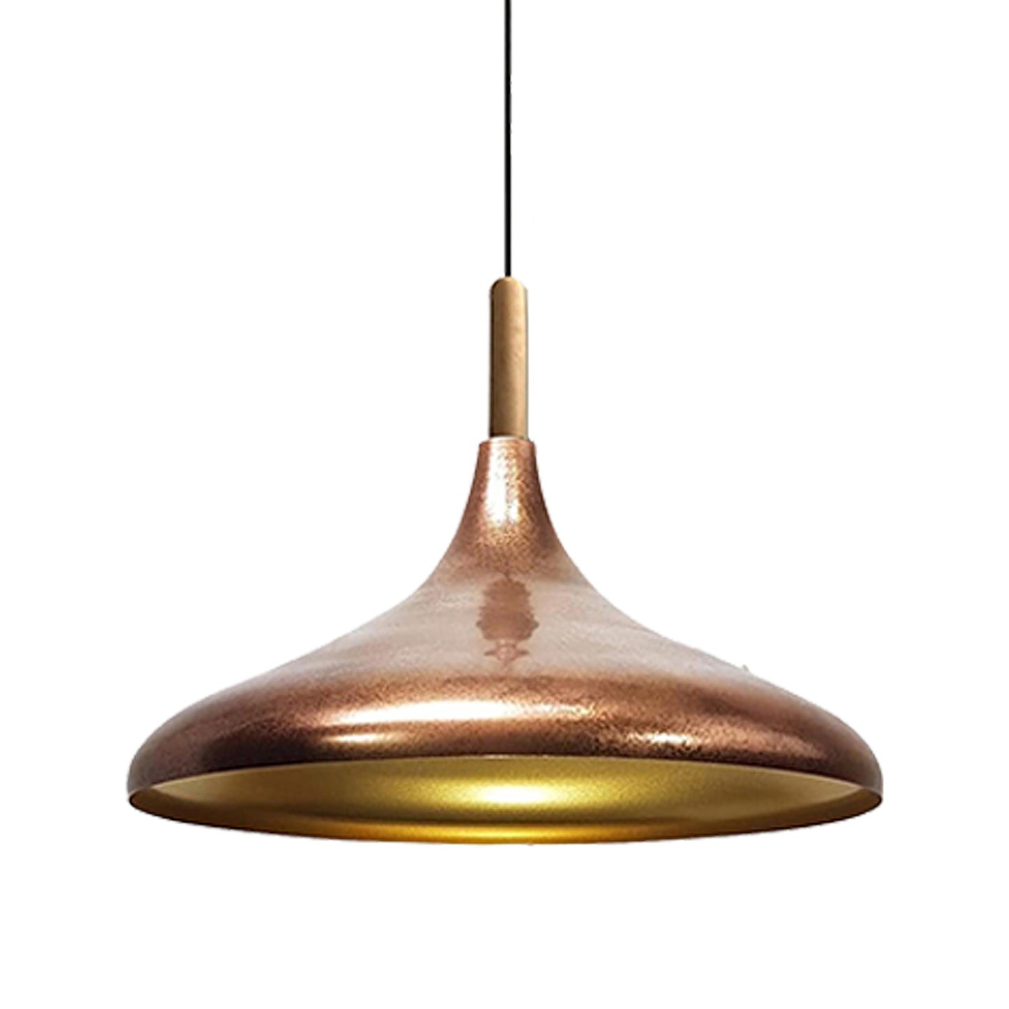 Suspension lampe de cuisine en bois à la main pendentif lampe