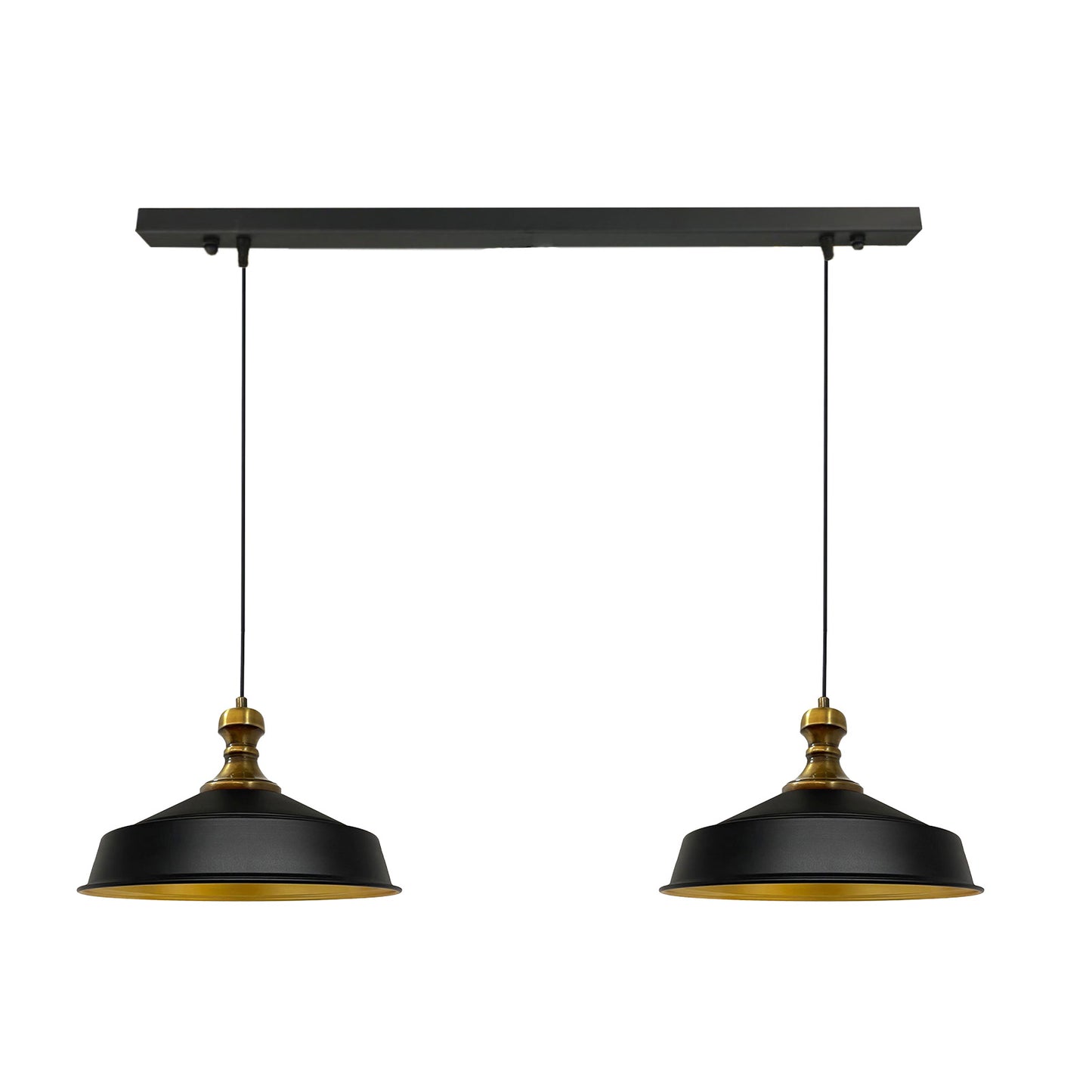 Bamyum Asletl-Knob 2 Flammig Metall 40cm, Hängelampe