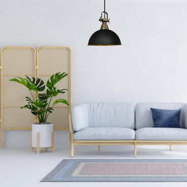 Bamyum Lipeo-Marine 40 cm Pendelleuchte Metall E27 Pendellampe