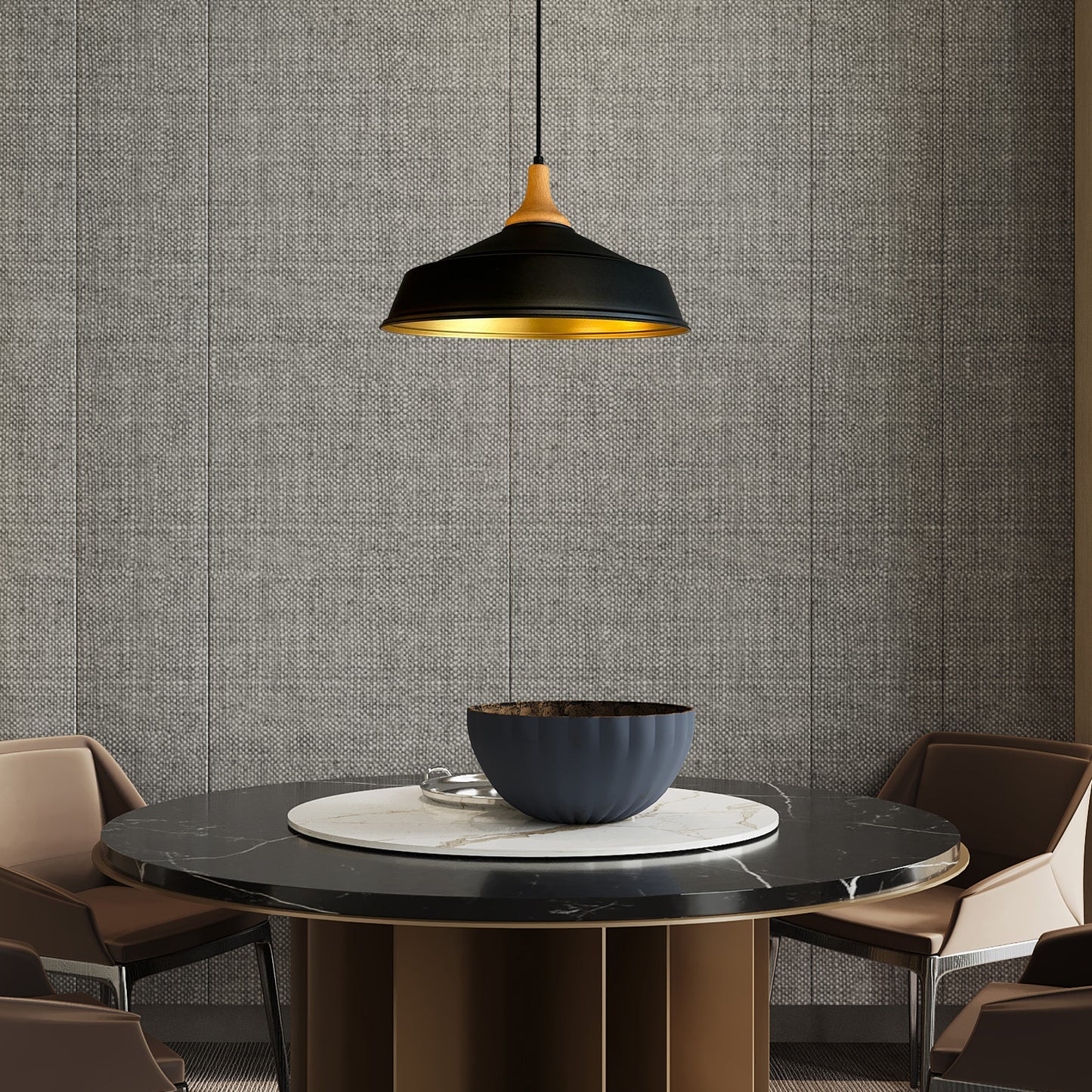 Pendelleuchte Pendelleuchte Draht Ø41 cm, Metall Retro Hängelampe