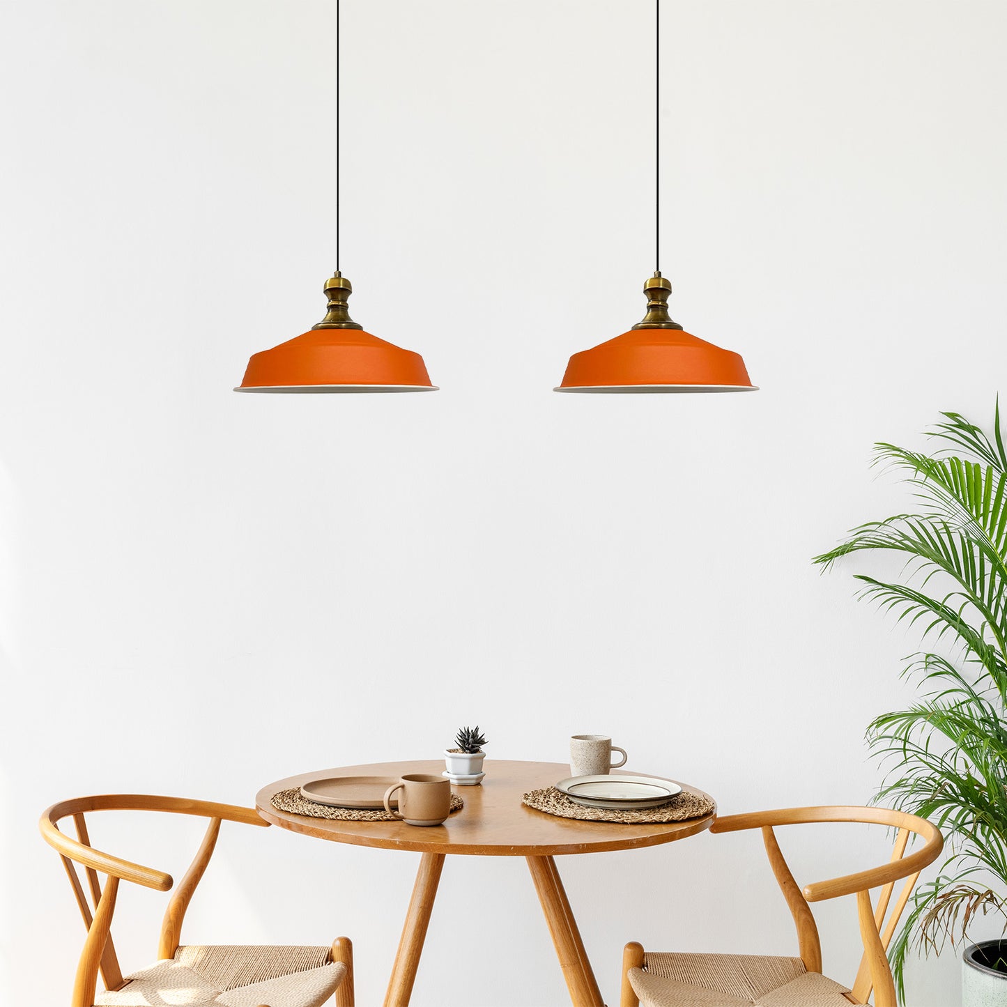 Bamyum Asletl-Knob 2 Flammig Metall 40cm, Hängelampe