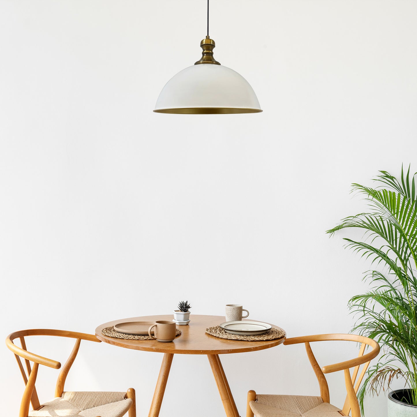 Bamyum Pendelleuchte Industrielle  Metall Groß Ø 40 cm, Hängelampe Vintage Lampe