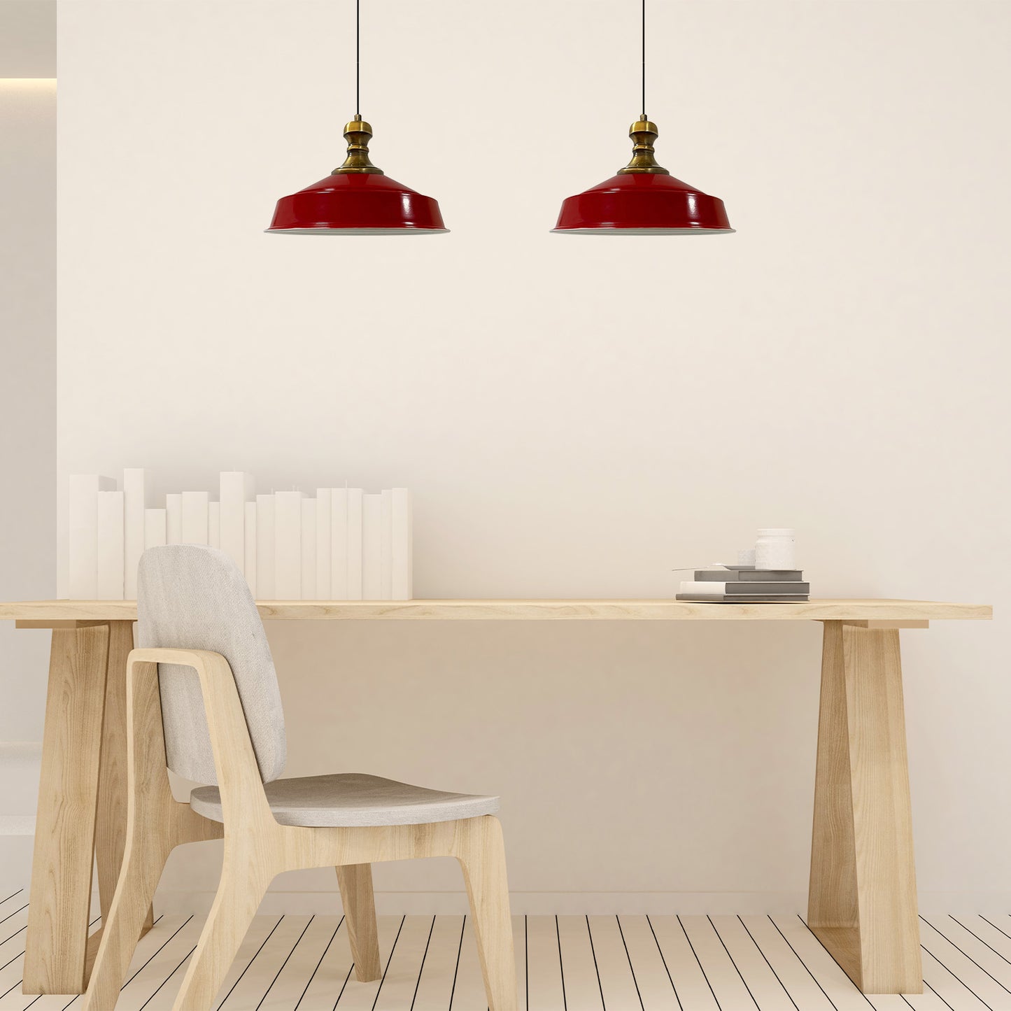 Bamyum Asletl-Knob 2 Flammig Metall 40cm, Hängelampe