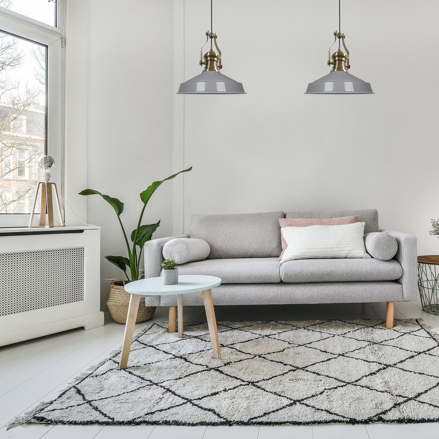 Bamyum Neo-Asletl 2 Flammig Metall Hängelampe