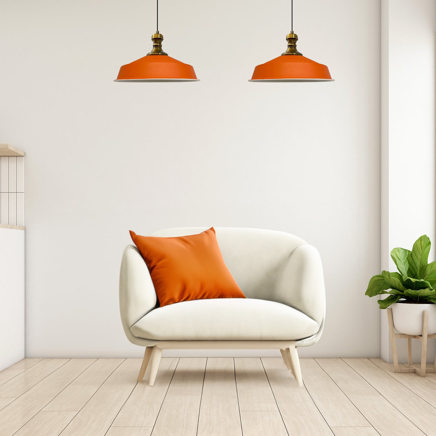 Bamyum Asletl-Knob 2 Flammig Metall 40cm, Hängelampe