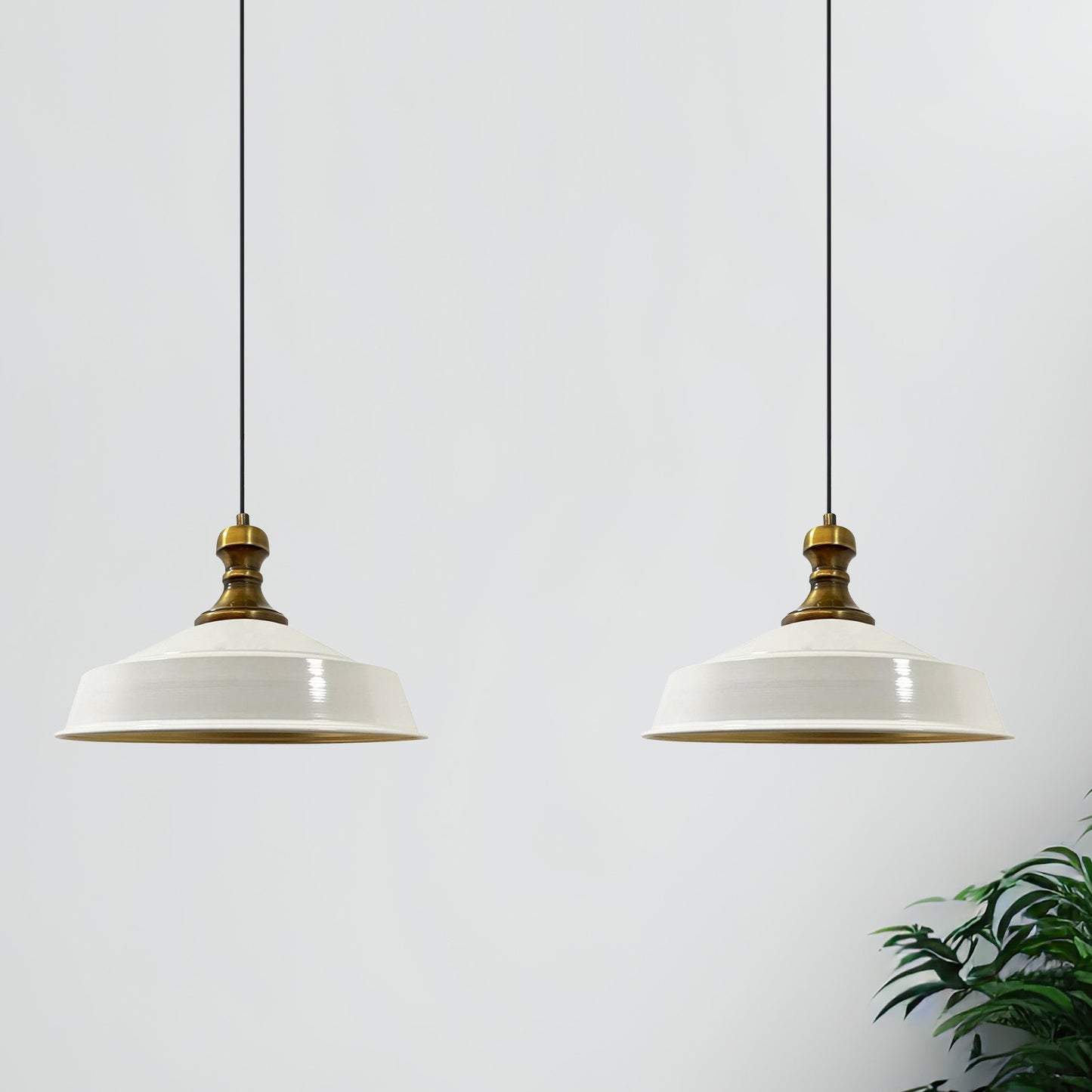 Bamyum Asletl-Knob 2 Flammig Metall 40cm, Hängelampe