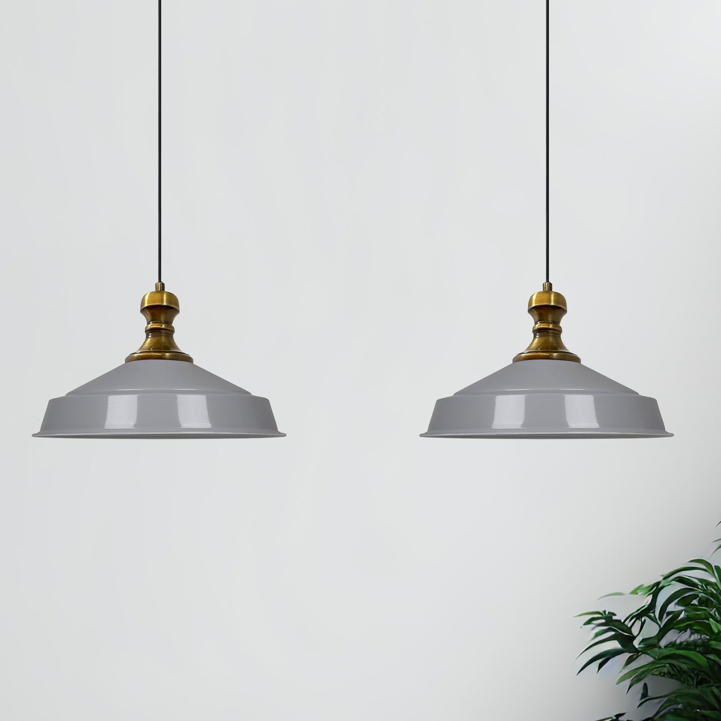 Bamyum Asletl-Knob 2 Flammig Metall 40cm, Hängelampe