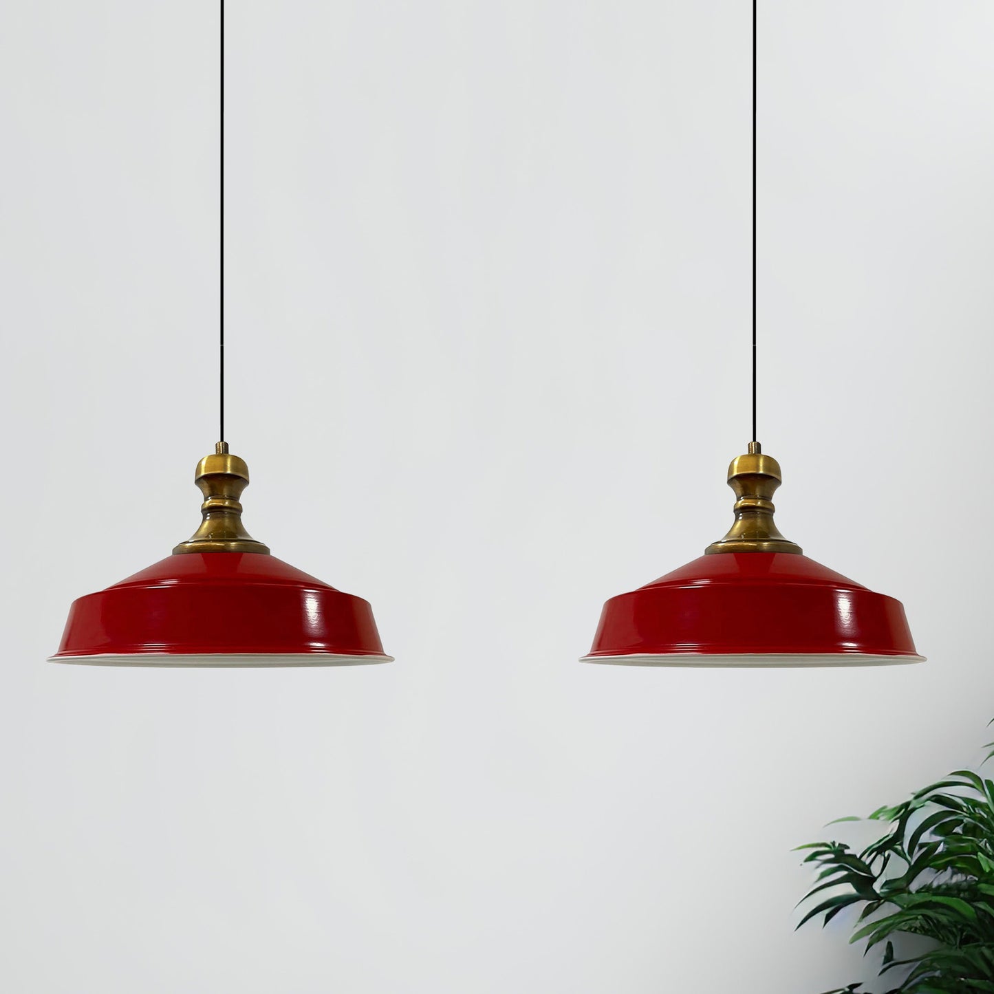 Bamyum Asletl-Knob 2 Flammig Metall 40cm, Hängelampe