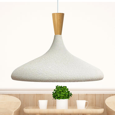 Champion Trichterkopf-Kronleuchter aus Holz