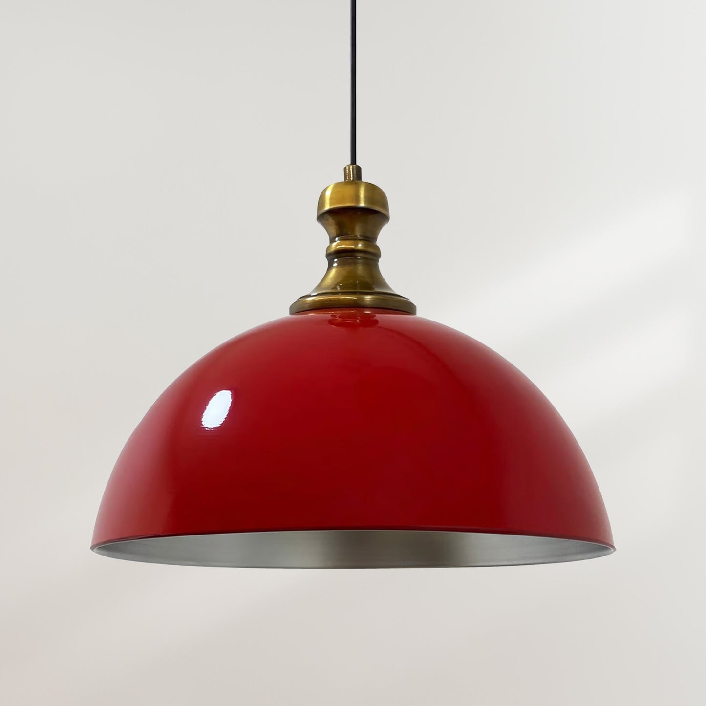Bamyum Pendelleuchte Industrielle  Metall Groß Ø 40 cm, Hängelampe Vintage Lampe