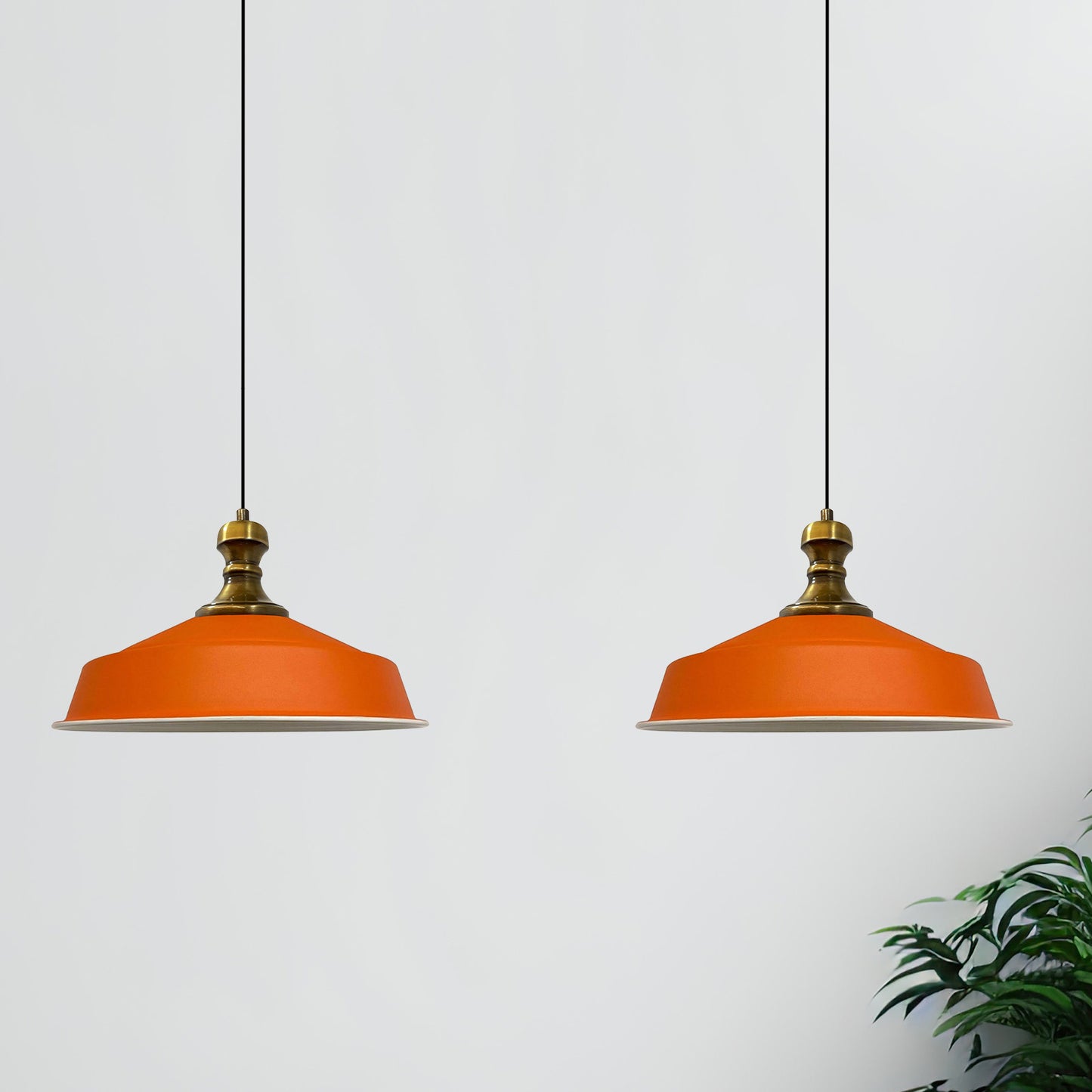 Bamyum Asletl-Knob 2 Flammig Metall 40cm, Hängelampe