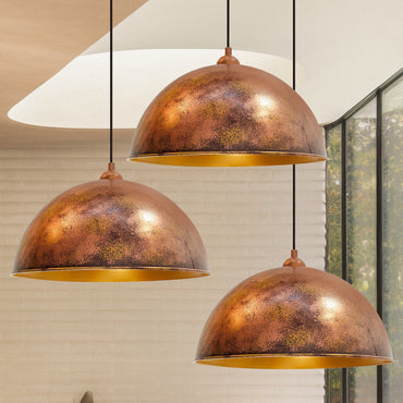 Kupfer Vintage Hängelampe Metall
