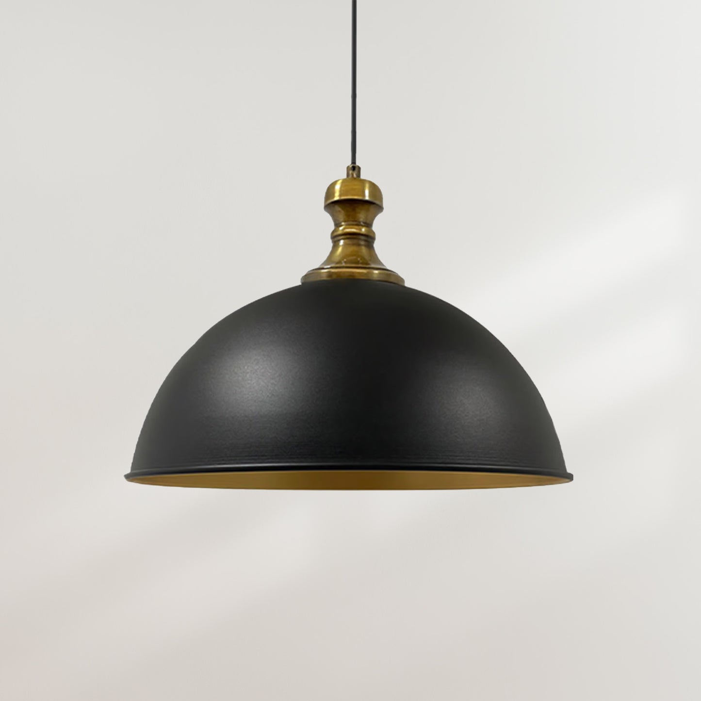 Bamyum Pendelleuchte Industrielle  Metall Groß Ø 40 cm, Hängelampe Vintage Lampe