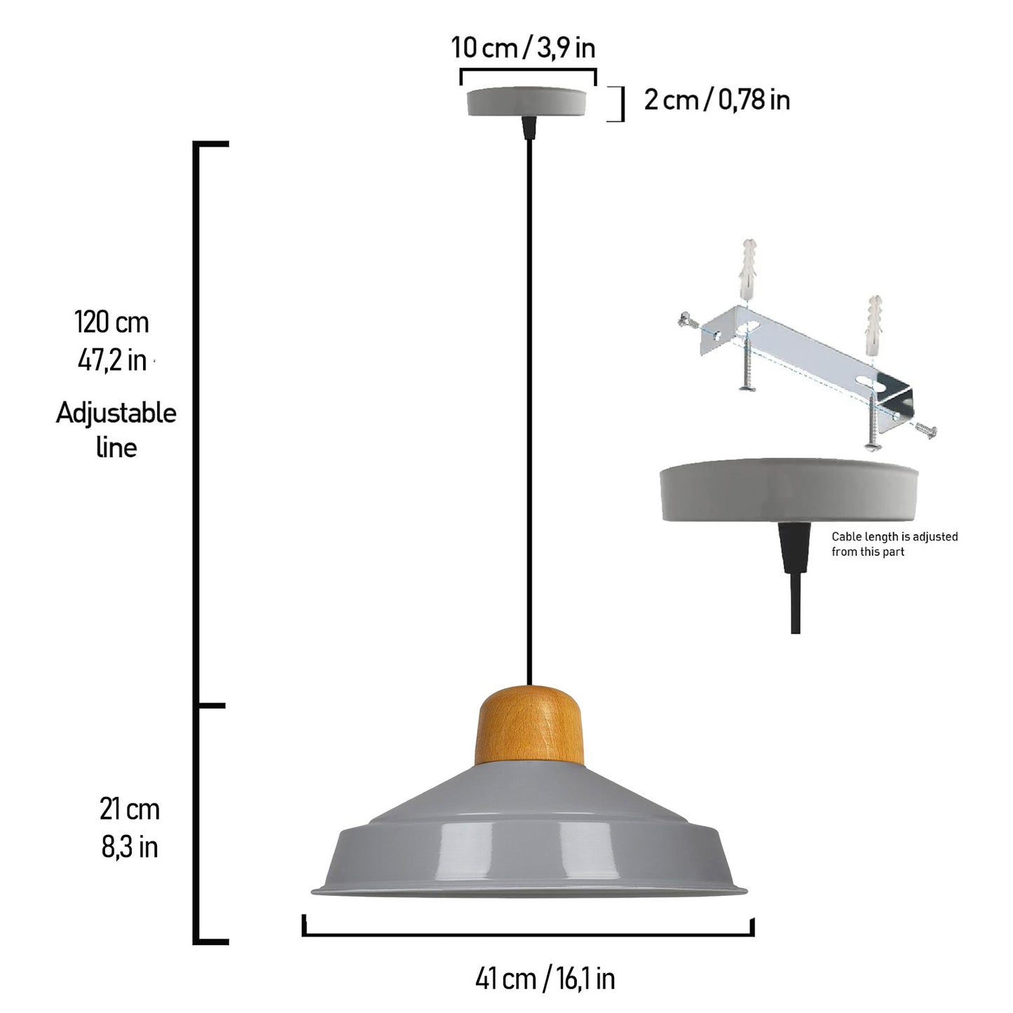 Lampe suspendue Lampe de cuisine