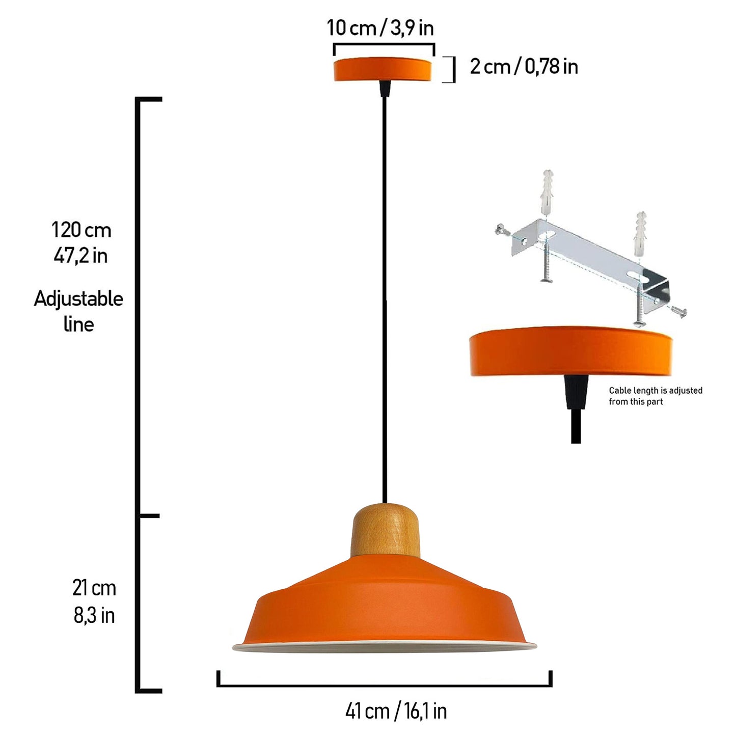 Lampe suspendue Lampe de cuisine