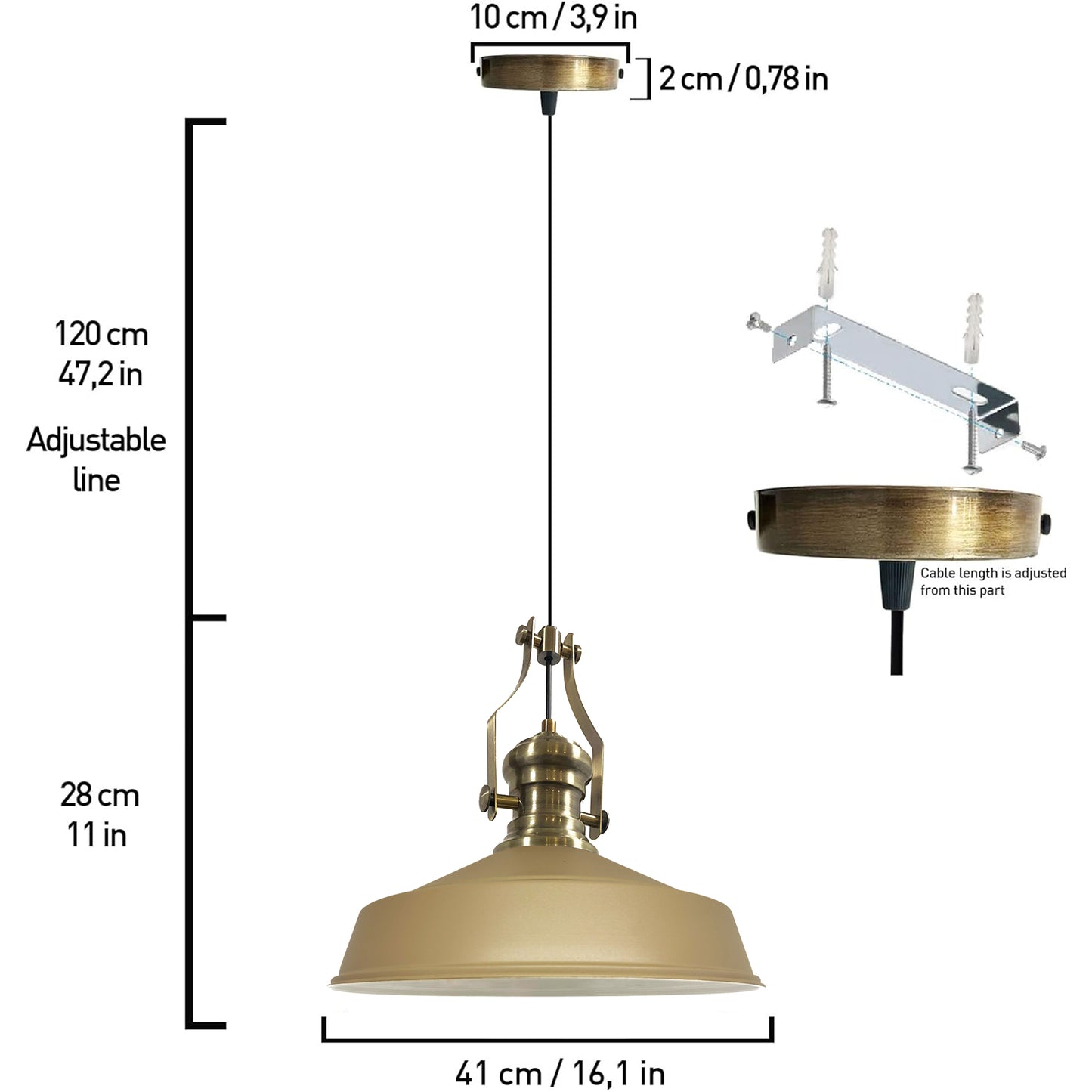 Lampe pendentif Vintage | Neo-Asletl | Lampe en vrac