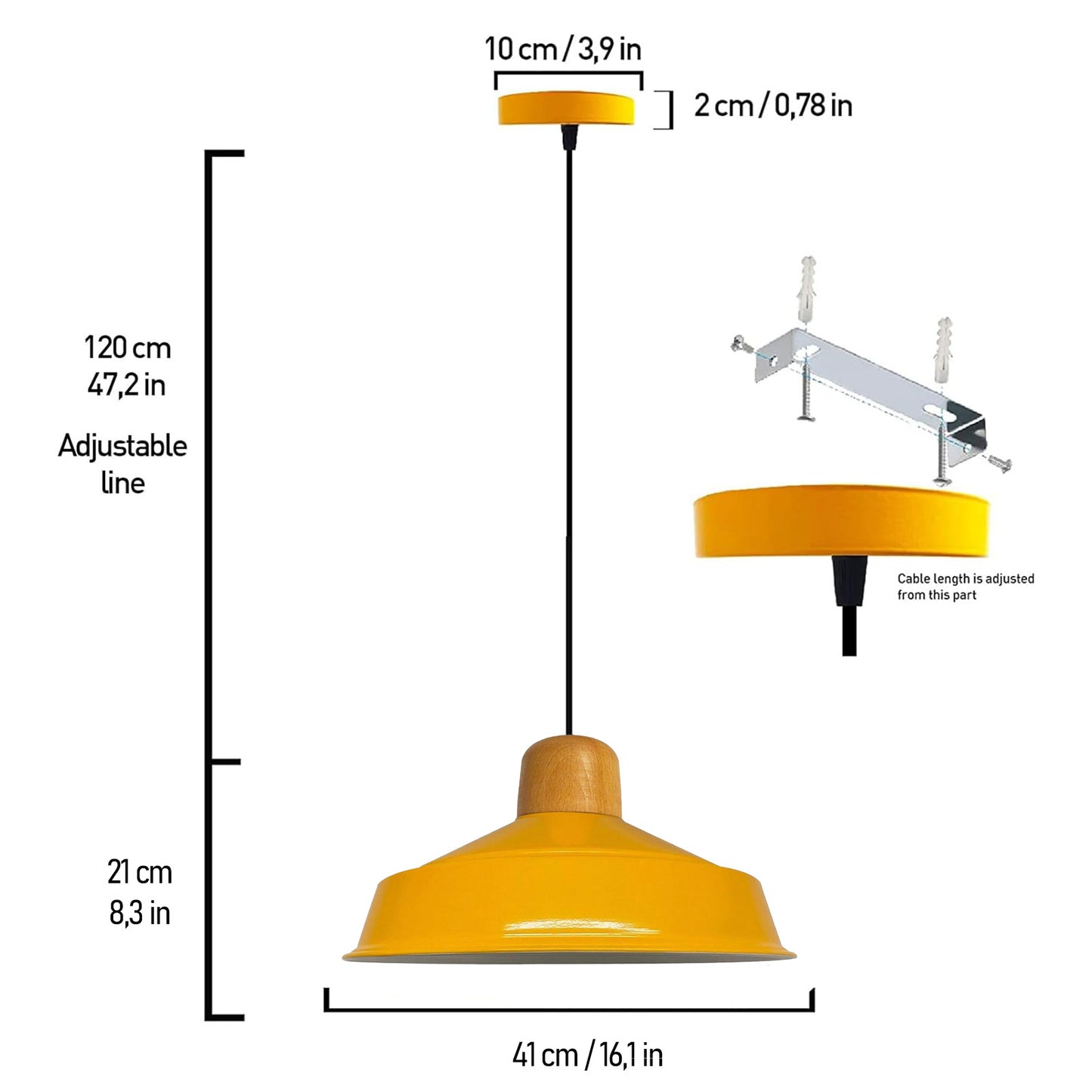 Lampe suspendue Lampe de cuisine