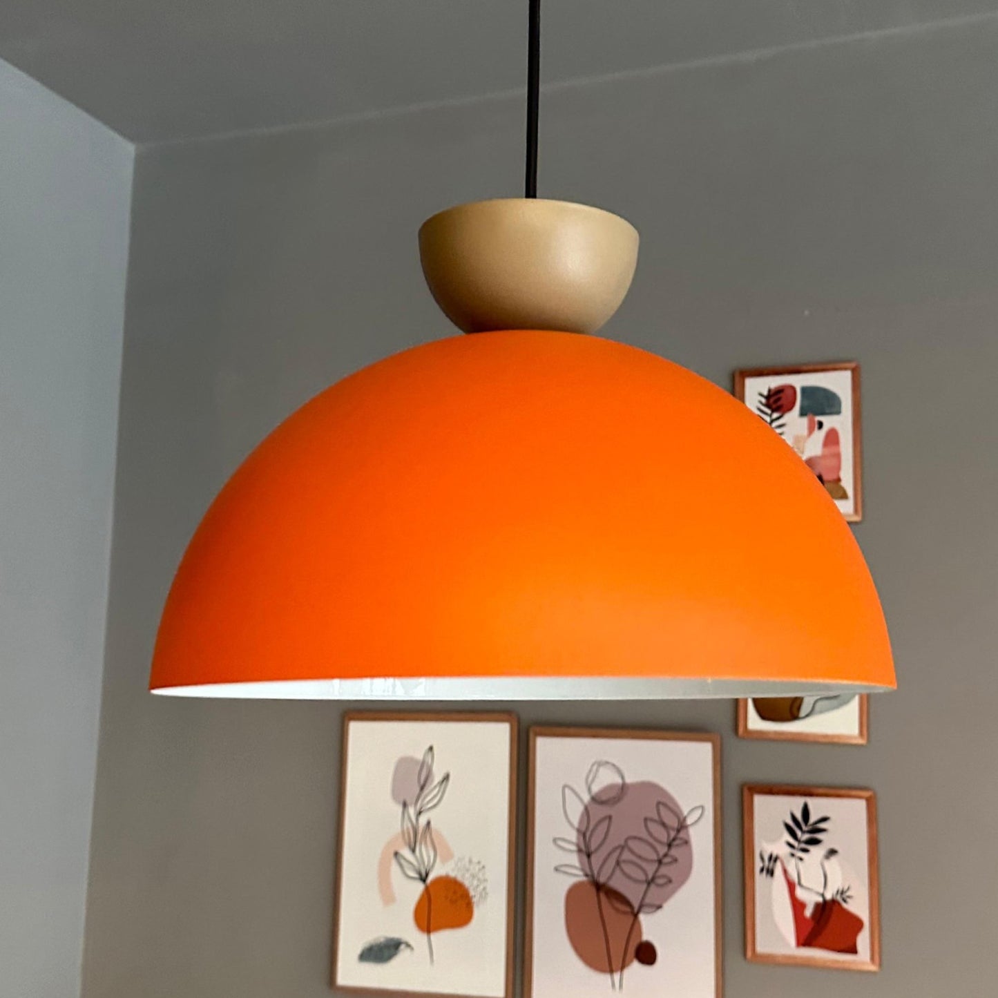 Hängelampe Yimpi 30 cm, Vintage Pendelleuchte