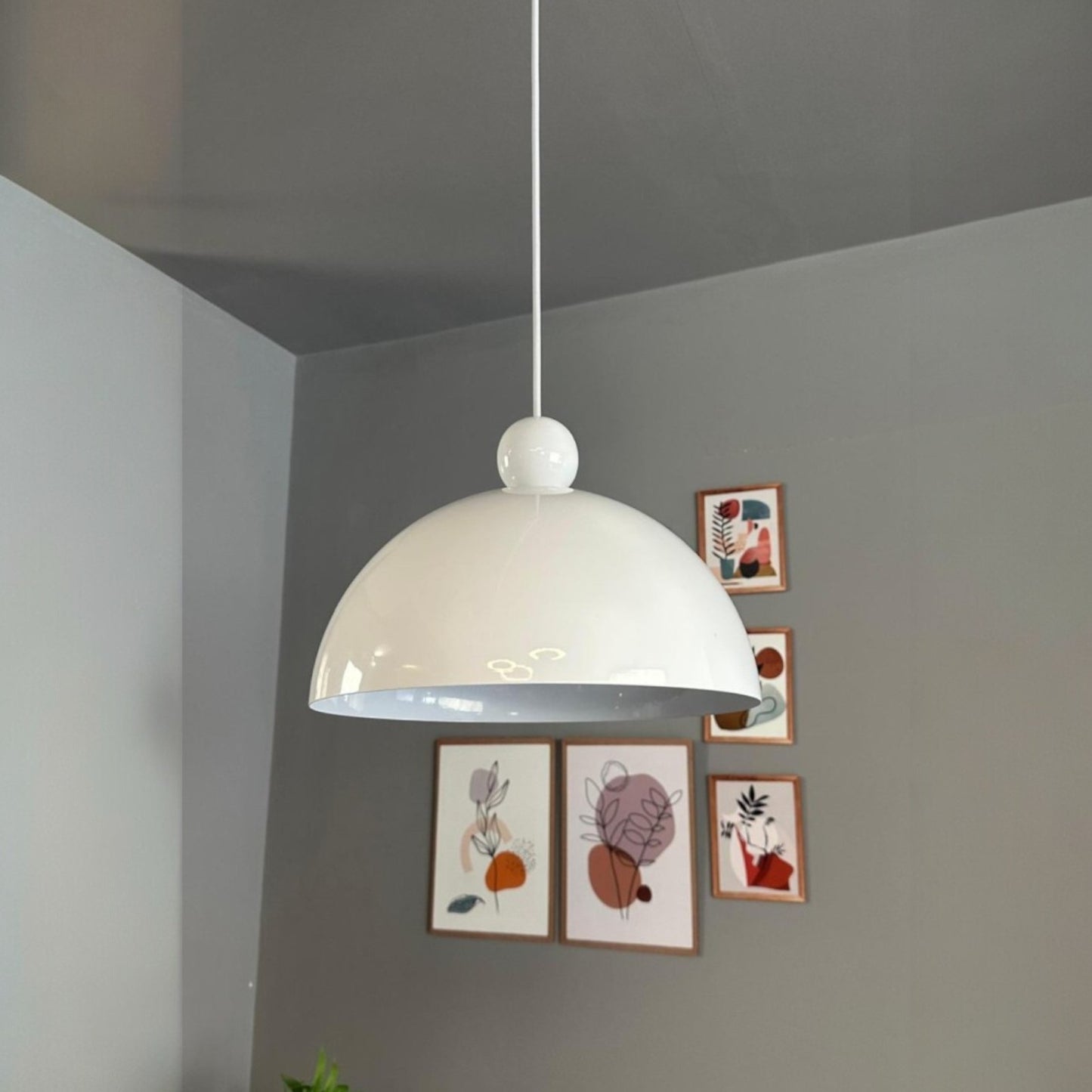 Pendelleuchte Yimpi Wulst Metall Ø30cm, Modern Hängelampe