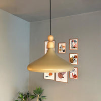 Bamyum Champion Holz Metall E27 Moderne Pendellampe