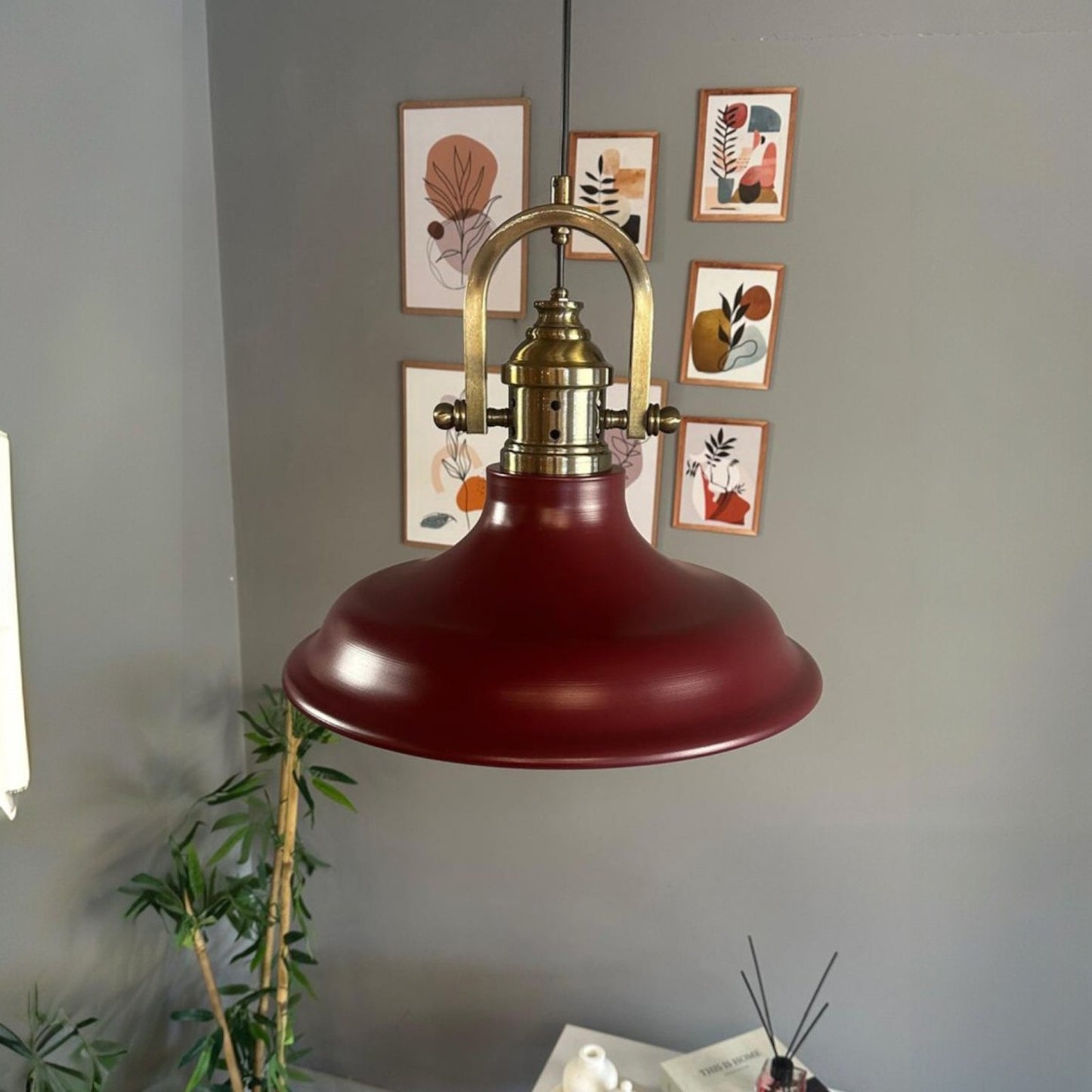 Bamyum Pendelleuchte Bergo Ø40 cm, Metall Hängelampe