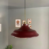 Pendelleuchte Bergo Dünn Ø40 cm, Metall Hängelampe